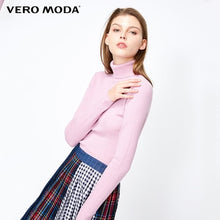 Load image into Gallery viewer, Vero Moda  Fall 100% Wool Slim Fit Minimalist Knitted Base turtleneck Knitted Sweater women | 318324522
