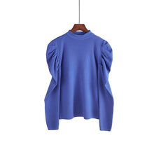 Load image into Gallery viewer, Fashion jumper Autumn winter Knitted Sweater Women 2019 korean oversized sweaters female Puff sleeve wild knit sweater pullover