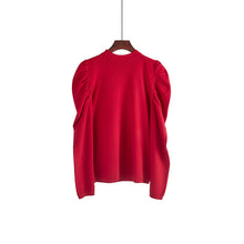 Load image into Gallery viewer, Fashion jumper Autumn winter Knitted Sweater Women 2019 korean oversized sweaters female Puff sleeve wild knit sweater pullover