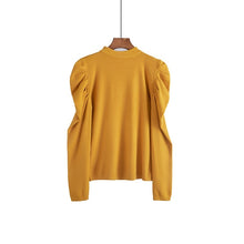 Load image into Gallery viewer, Fashion jumper Autumn winter Knitted Sweater Women 2019 korean oversized sweaters female Puff sleeve wild knit sweater pullover